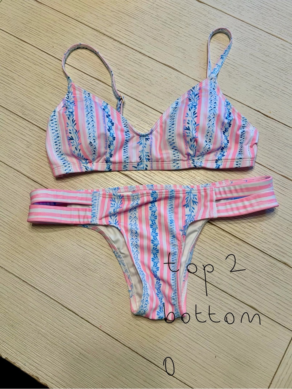 Lilly Pulitzer Resort White Seastripe (SAMPLE) Bikini Set